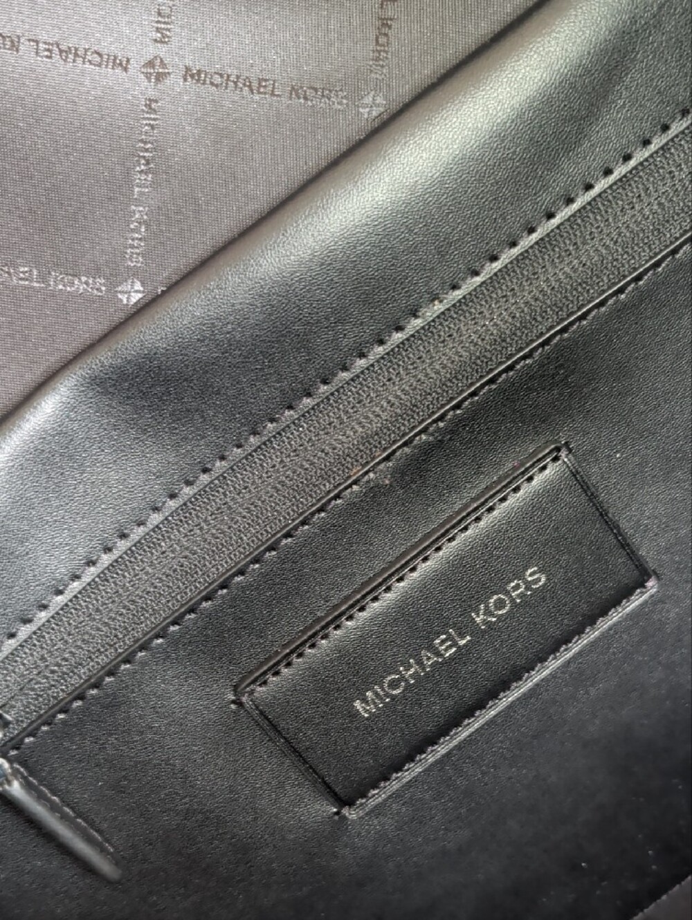 Michael Kors Cooper Logo Embossed Leather Tote/Shoulder Bag NWOT - Picture 10 of 12